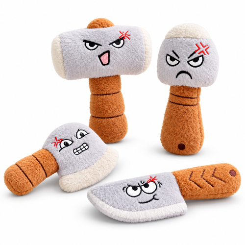 Funny Tool Plush Pet Toy
