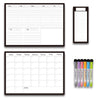 Calendar Magnetic White-board Wall Sticker Learning Schedule Refridgerator Magnets Message Board