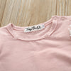 Infant And Toddler Cotton Lace Long-sleeved Harness Lace Long Pants Set