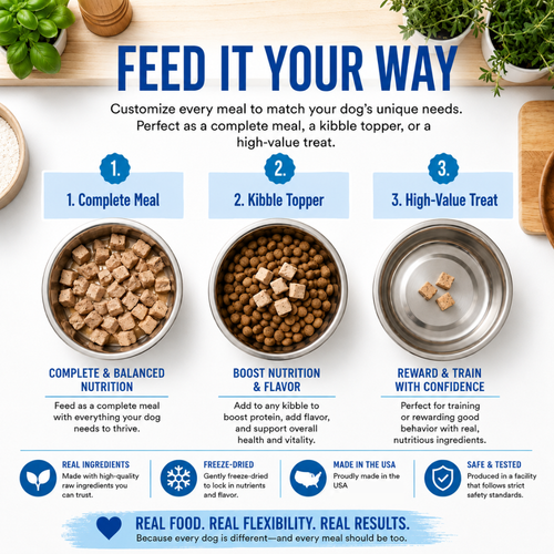 Freeze Dried Fish Medley Recipe for Dogs