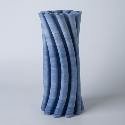 Blue And White Ceramic Large Vase Model Room Living Room Decoration Flower Arrangement