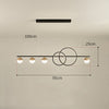 Rectangular Table Lamp Creative New Dining Room Bar Simple Modern Chandelier
