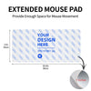 Create Your Own 17x35in Horizontal Oversized Leather Waterproof Keyboard Pad