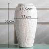 Living Room Flower Arrangement Ceramic Retro Pottery Pot Coarse Pottery Vase