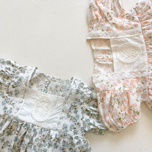 Korean Version Of Floral Princess Dress