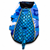 Mermaid Dog Life Jacket with Fish Scale Tail