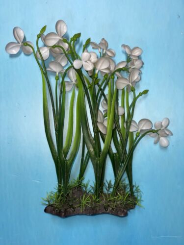 Artificial Aquarium Plant for Fish Tanks, LARGE aquarium plastic plant, 15 TALL
