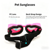 Heart Shaped Pet Sunglasses Adjustable Dog Goggles Cute Fashion Glasses for Small Dogs Cats UV Protection