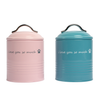 I Love You So Much Dog Treat Canister Gift Set – Pink & Blue