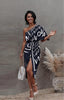 New beautiful golden Summer  off shoulder Floral Print Slit Dress