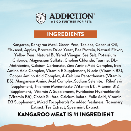 Addiction Kangaroo Dog Food & Treats Bundle
