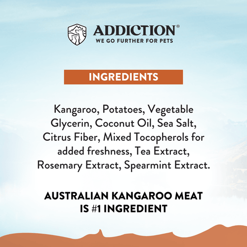 Addiction Kangaroo Dog Food & Treats Bundle