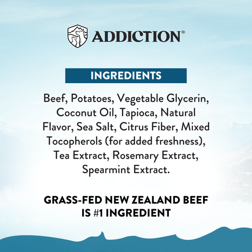 Addiction Meaty Bites Dog Treats Variety Bundle