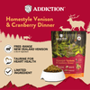 Addiction Venison Air-Dried Dog Food & Treats Duo
