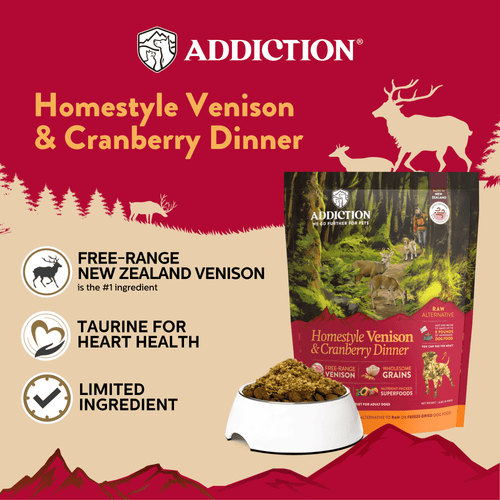Homestyle Venison & Cranberry Dinner Air-Dried Dog Food