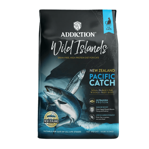 Wild Islands Pacific Catch Premium King Salmon Mackerel & Hoki Dry Cat Food