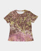 BEAUTIFUL PURPLE GITTER DESIGN CREATED BY FLIPSTYLEZ Women's All-Over Print Tee