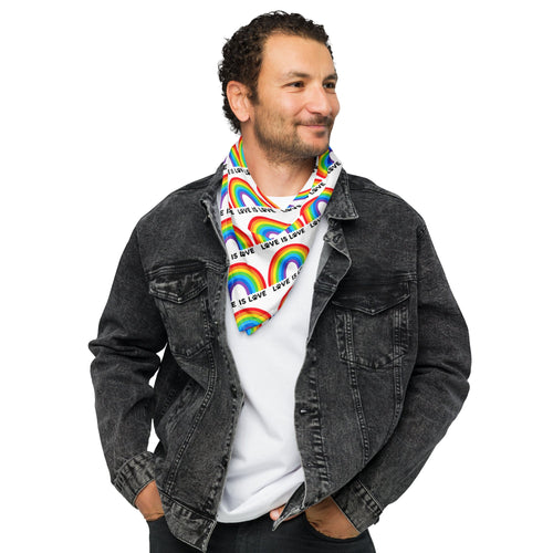 Love is Love all-over print bandana