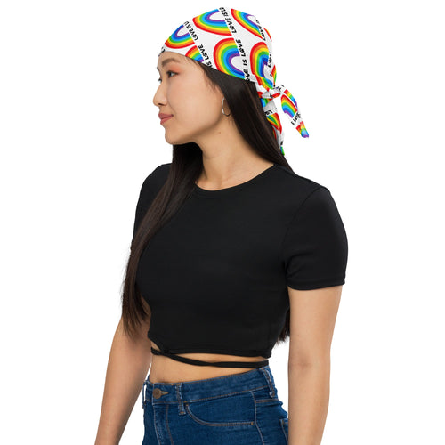 Love is Love all-over print bandana