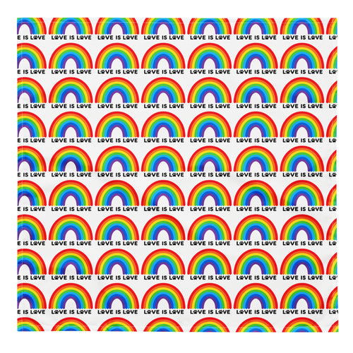 Love is Love all-over print bandana