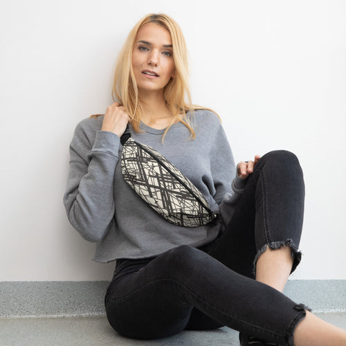Sebastian & Clementine Abstract Lines Fanny Pack