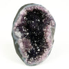 Amethyst Dark Purple Crystals Geode Natural Mineral Specimen  # B 4645