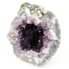 Amethyst Dark Purple Crystals Geode Natural Mineral Specimen  # B 4648