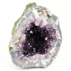Amethyst Dark Purple Crystals Geode Natural Mineral Specimen  # B 4648