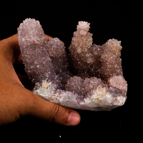 Amethyst Sparkling Cactus Formation Natural Mineral Specimen # B 6138