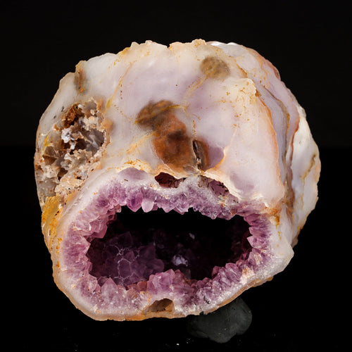 Amethyst Sparkling Crystals Geode in Half Natural Mineral Specimen # B 6578