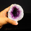 Amethyst Sparkling Crystals Geode in two Half's Natural Mineral Specimen # B 6780
