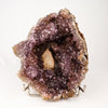 Amethyst Sparkling Crystals with Calcite Natural Mineral Specimen # B 5534