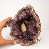 Amethyst Sparkling Crystals with Calcite Natural Mineral Specimen # B 5534