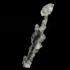 Apophyllite Crystals on Sparkling MM Quartz Stalactite Natural Mineral Specimen # B 6079