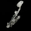 Apophyllite Crystals on Sparkling MM Quartz Stalactite Natural Mineral Specimen # B 6079