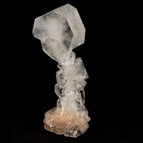 Apophyllite Cube with stilbite Natural Mineral Specimen # B 5457