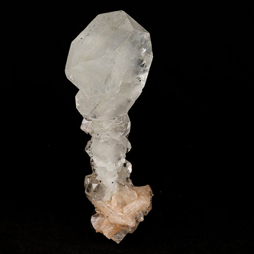 Apophyllite Cube with stilbite Natural Mineral Specimen # B 5457