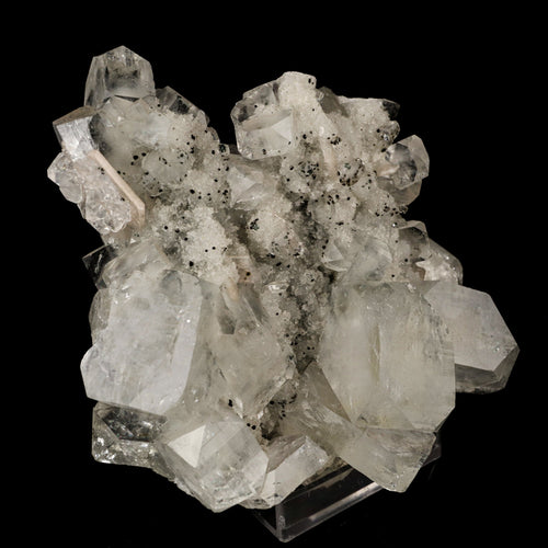 Apophyllite Cubes on Chalcedony Natural Mineral Specimen # B 5758