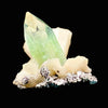 Gemmy Green Apophyllite with Stilbite in Chalcedony | Jalgaon India Rare Mineral Specimen DK85