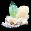 Gemmy Green Apophyllite with Stilbite in Chalcedony | Jalgaon India Rare Mineral Specimen DK85