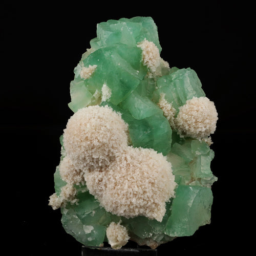 Apophyllite Green Cube with Mordenite Natural Mineral Specimen # B 5968