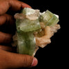 Apophyllite green cube with Stilbite Natural Mineral Specimen # B 6498