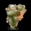 Apophyllite green cube with Stilbite Natural Mineral Specimen # B 6498