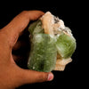 Apophyllite green cube with Stilbite Natural Mineral Specimen # B 6506