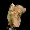 Apophyllite green cube with Stilbite Natural Mineral Specimen # B 6516