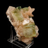 Apophyllite green cube with Stilbite Natural Mineral Specimen # B 6516