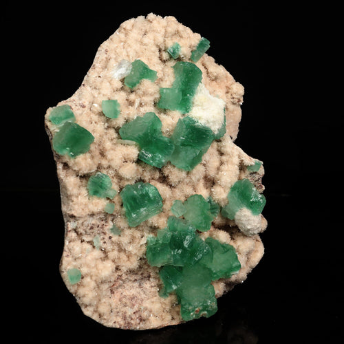 Apophyllite green with Mordenite Free Standing Natural Mineral Specimen # B 6789