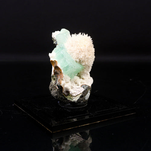 Apophyllite green with Mordenite Natural Mineral Specimen # B 6720