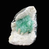 Huge Deep Green Apophyllite Flower on Snow-White Mordenite Matrix | Rare Indian Mineral Specimen DK145.