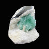 Huge Deep Green Apophyllite Flower on Snow-White Mordenite Matrix | Rare Indian Mineral Specimen DK145.